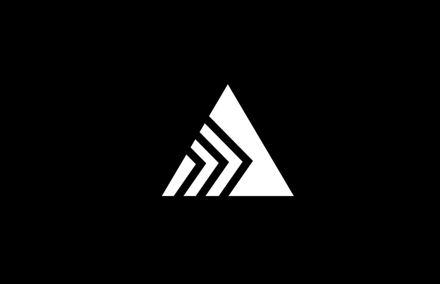 un alfabeto letra logo icono diseño con geométrico líneas. creativo modelo para negocio y empresa vector