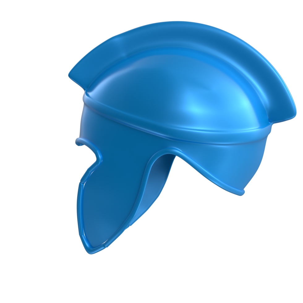 Spartan helmet isolated on transparent png