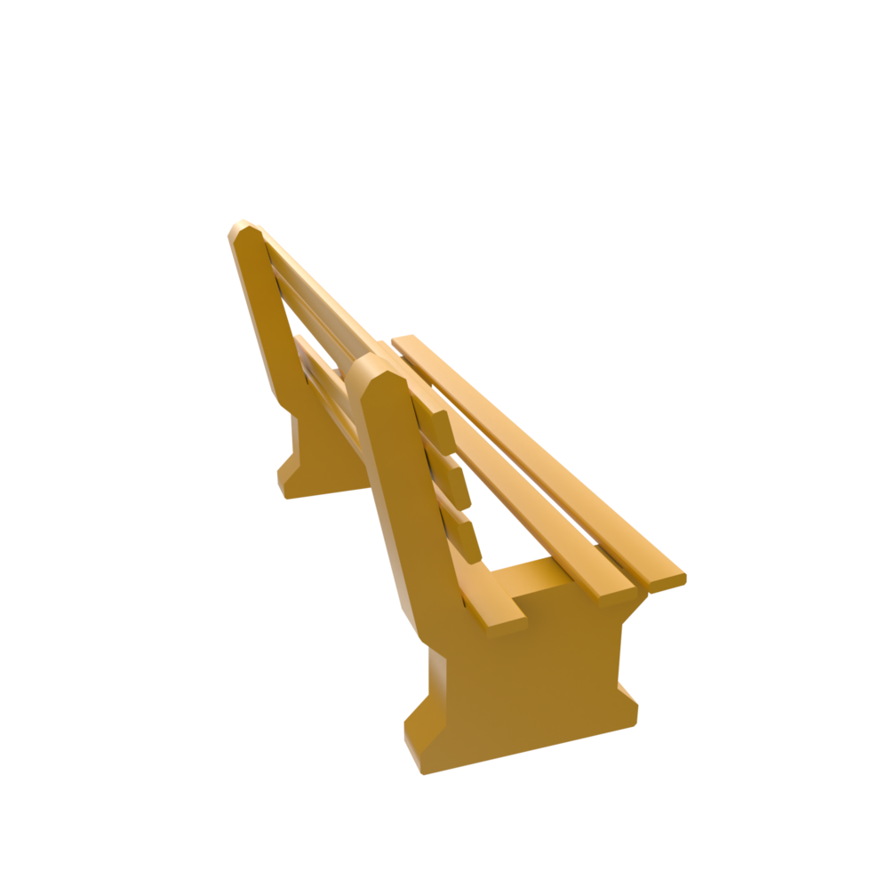 Bench isolated on transparent png