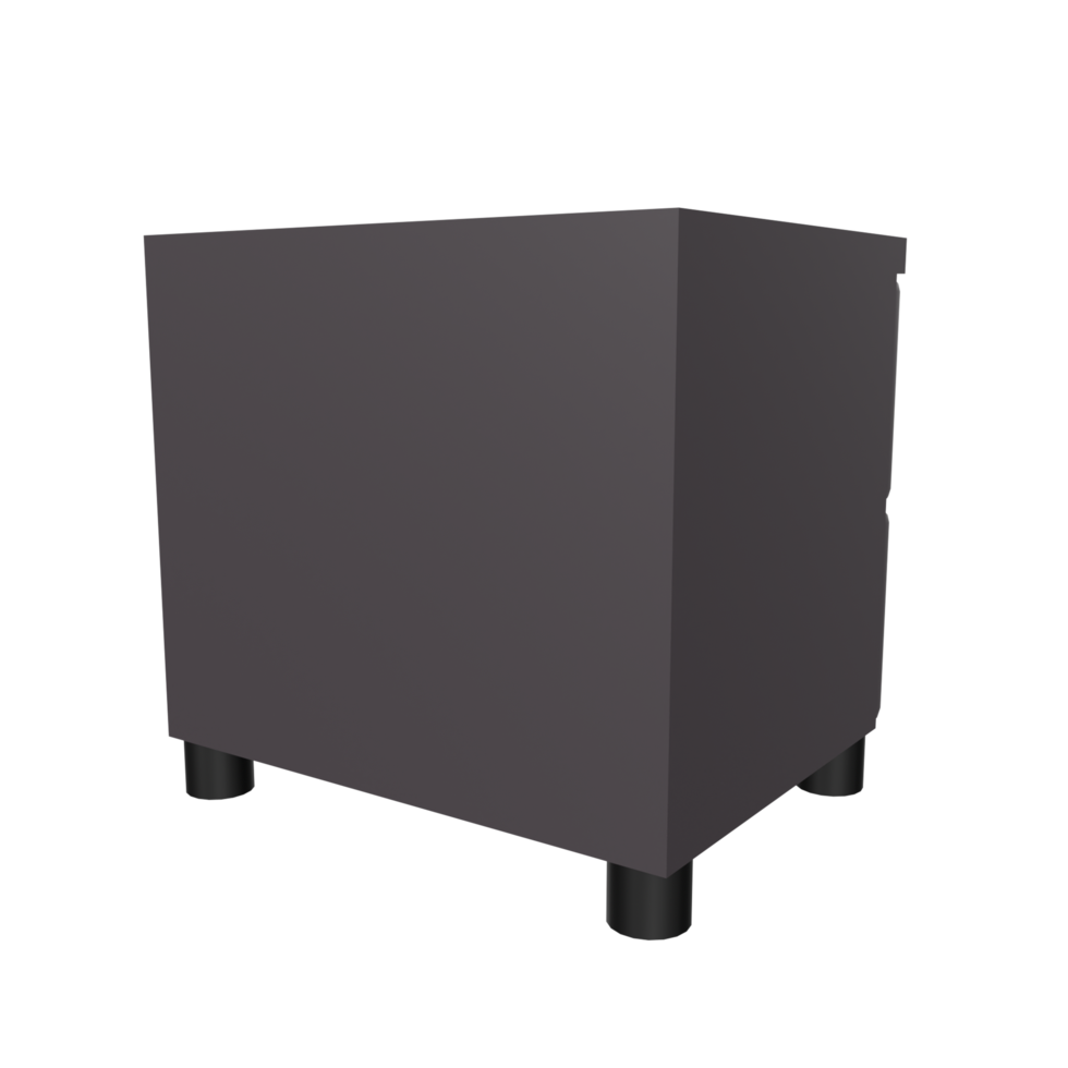Nightstand isolated on transparent png