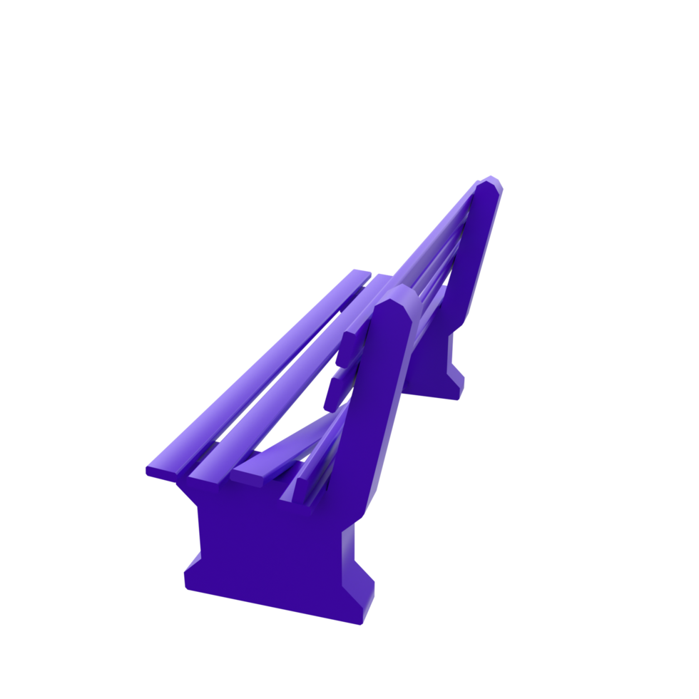 Bench isolated on transparent png