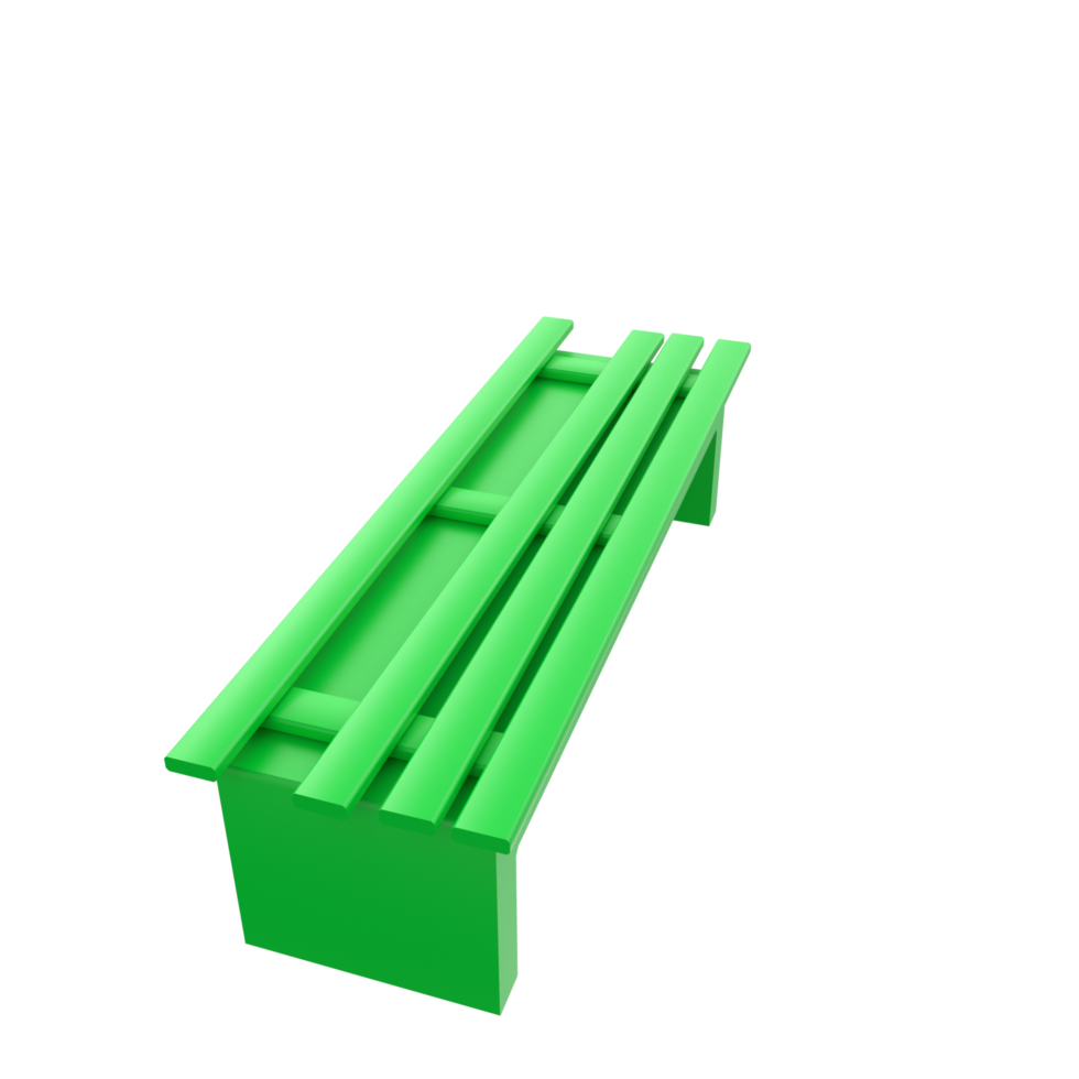 Bench isolated on transparent png