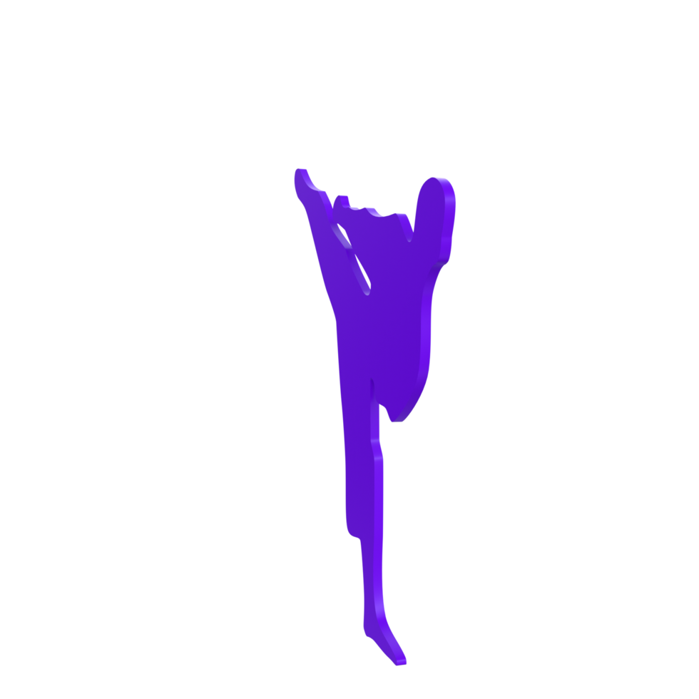 Karate boy isolated on transparent png