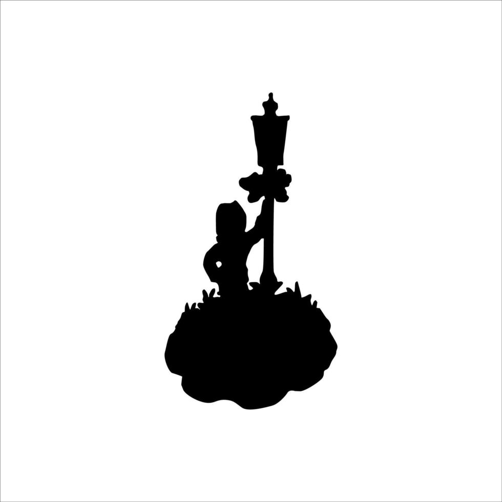 antique statue silhouette vector illustration design