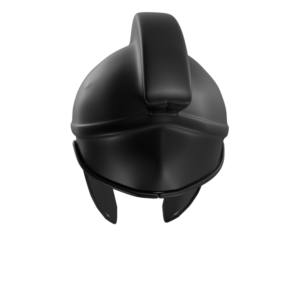 Spartan helmet isolated on transparent png