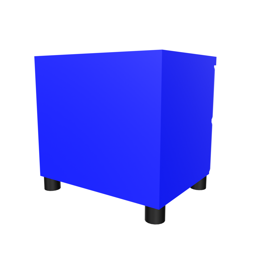 Nightstand isolated on transparent png
