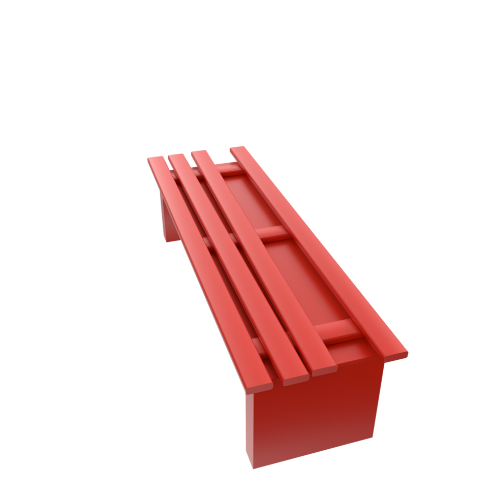 Bench isolated on transparent png
