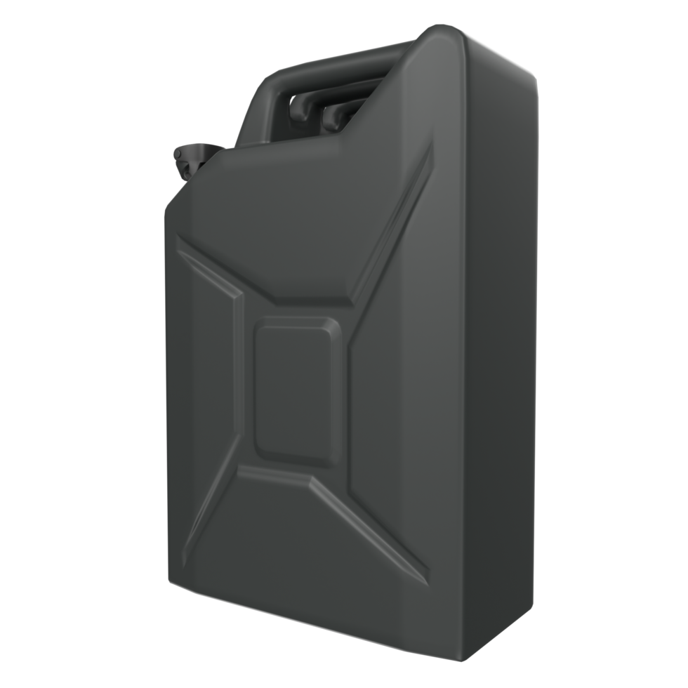 gas can isolated on transparent png