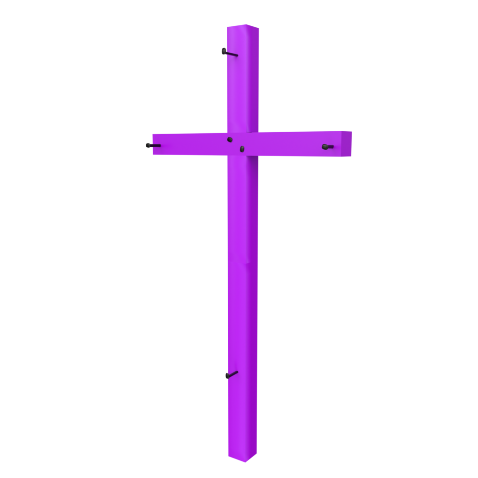 Jesus Kreuz isoliert auf transparent png