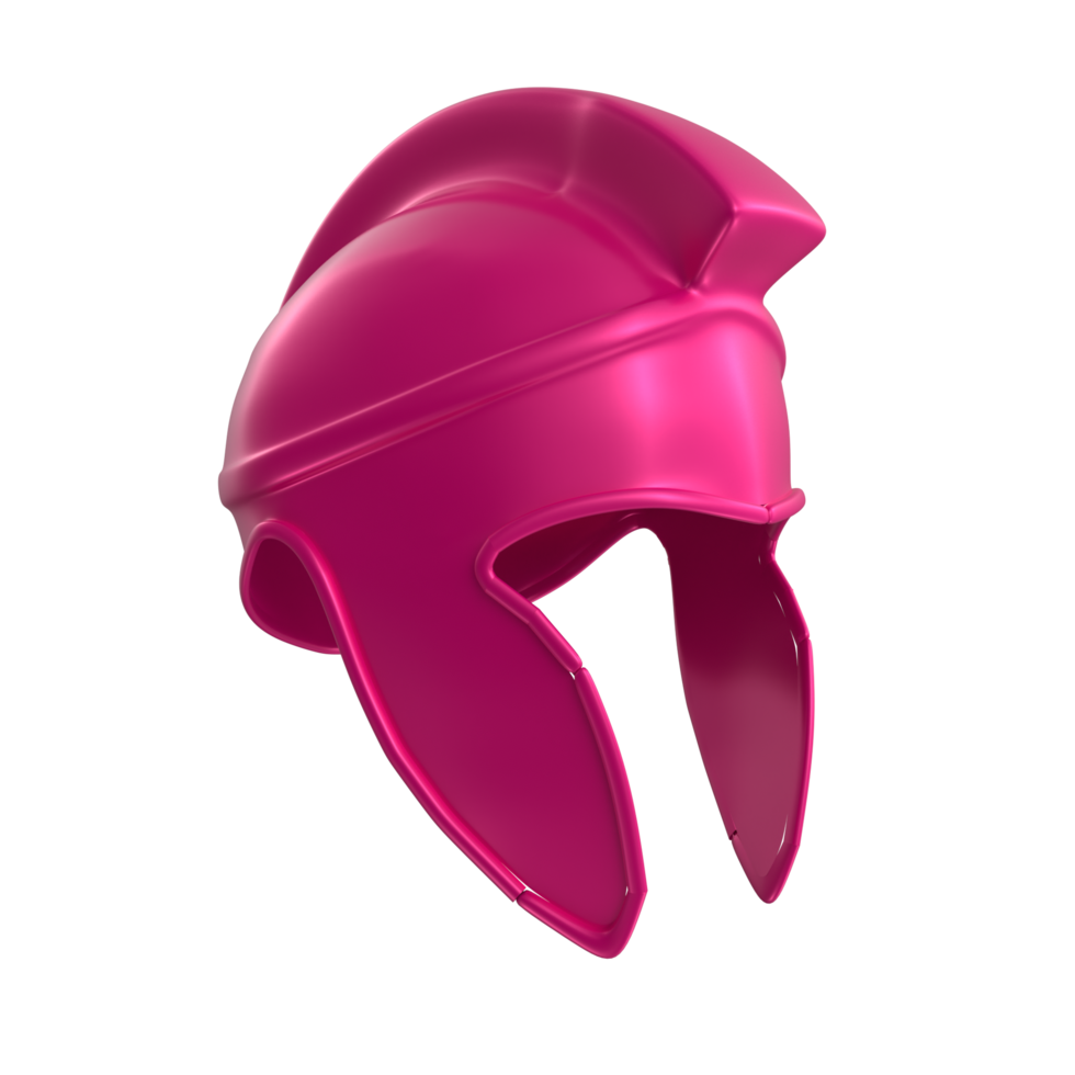 Spartan helmet isolated on transparent png