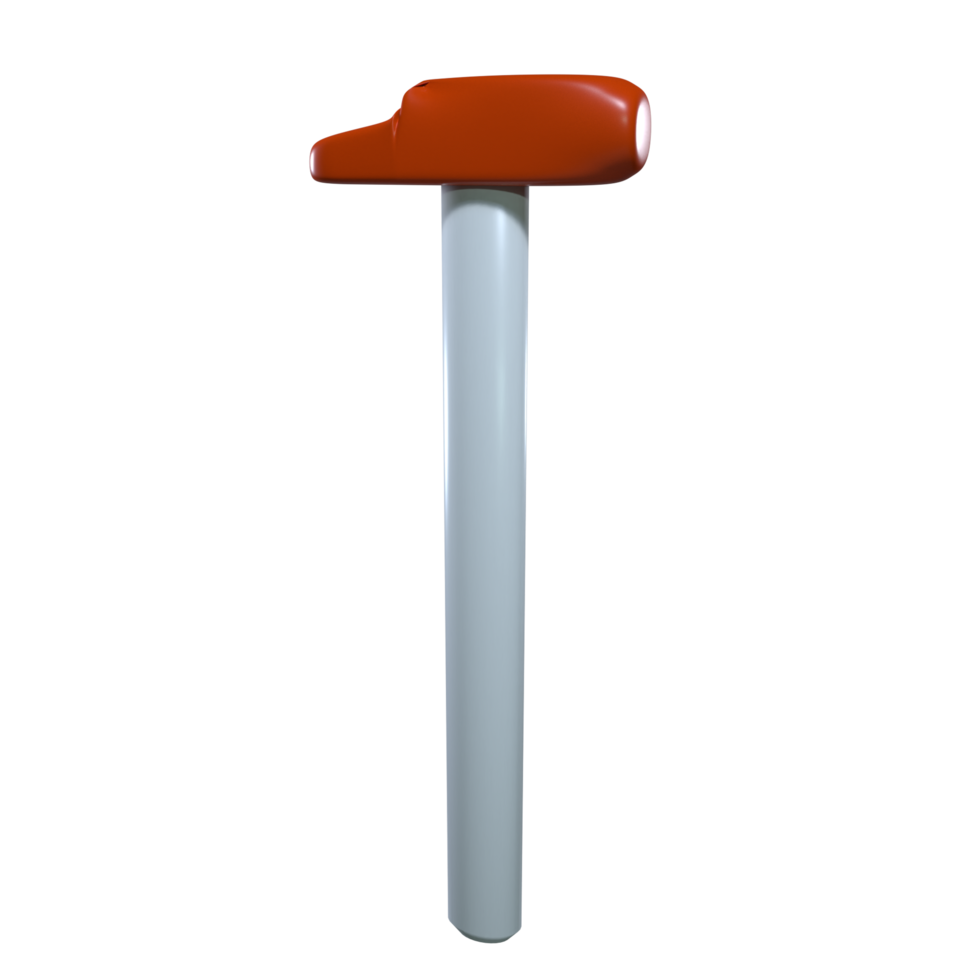 Hammer isolated on transparent png