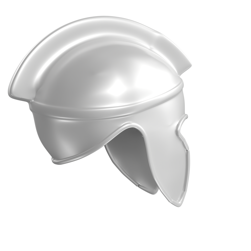 Spartan helmet isolated on transparent png