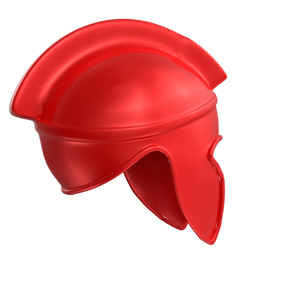 Spartan helmet isolated on transparent png