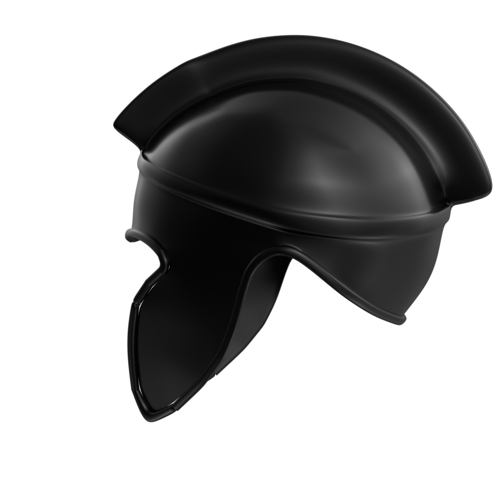 Spartan helmet isolated on transparent png