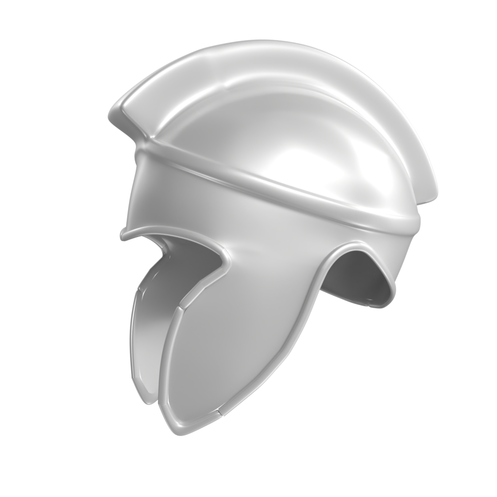 Spartan helmet isolated on transparent png