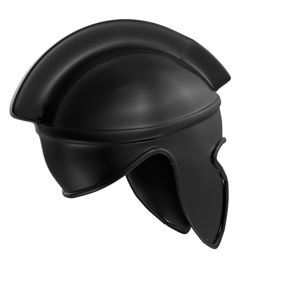 Spartan helmet isolated on transparent png