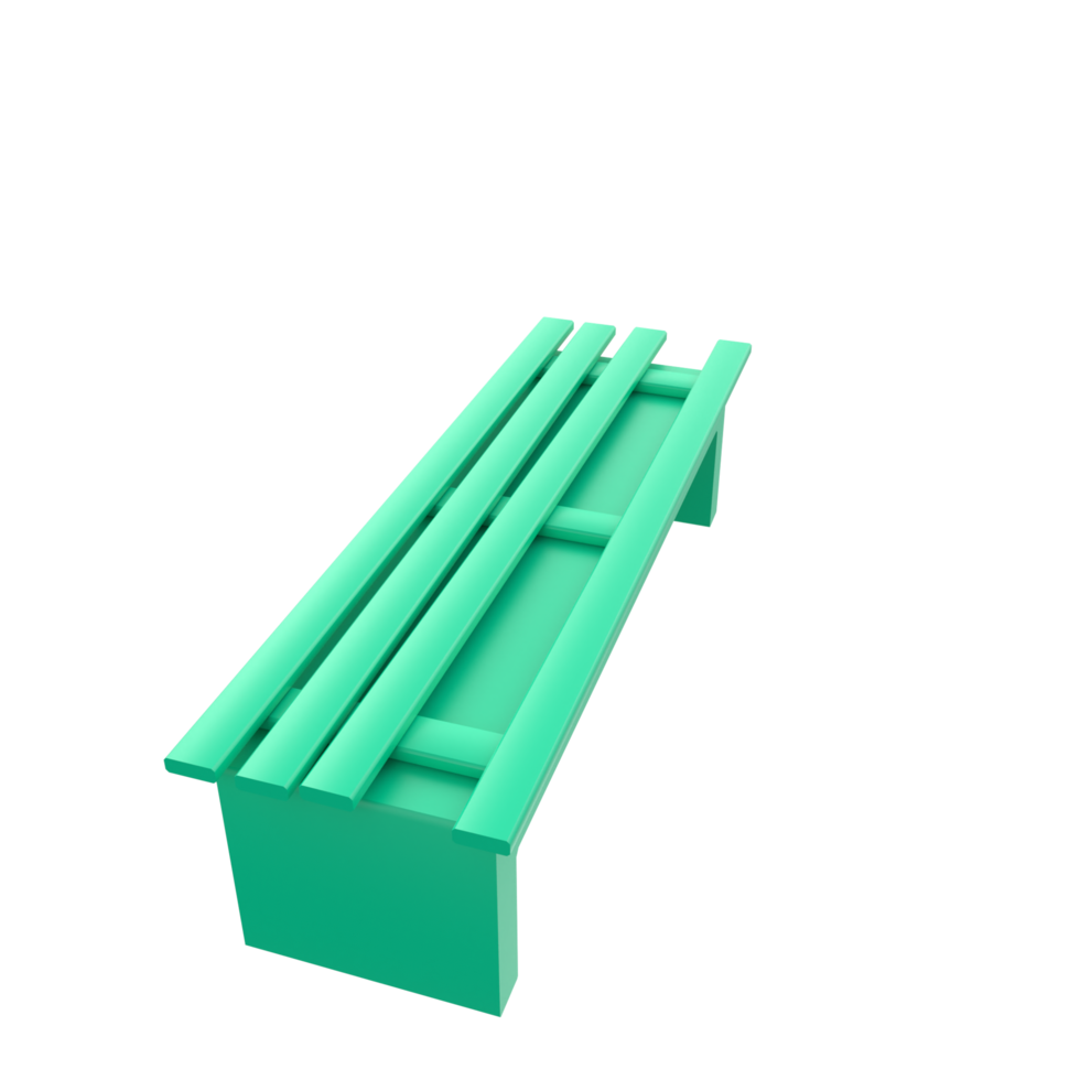 Bench isolated on transparent png