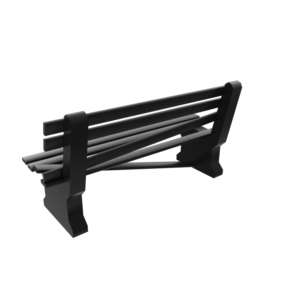 Bench isolated on transparent png