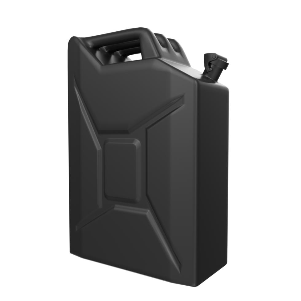 gas can isolated on transparent png