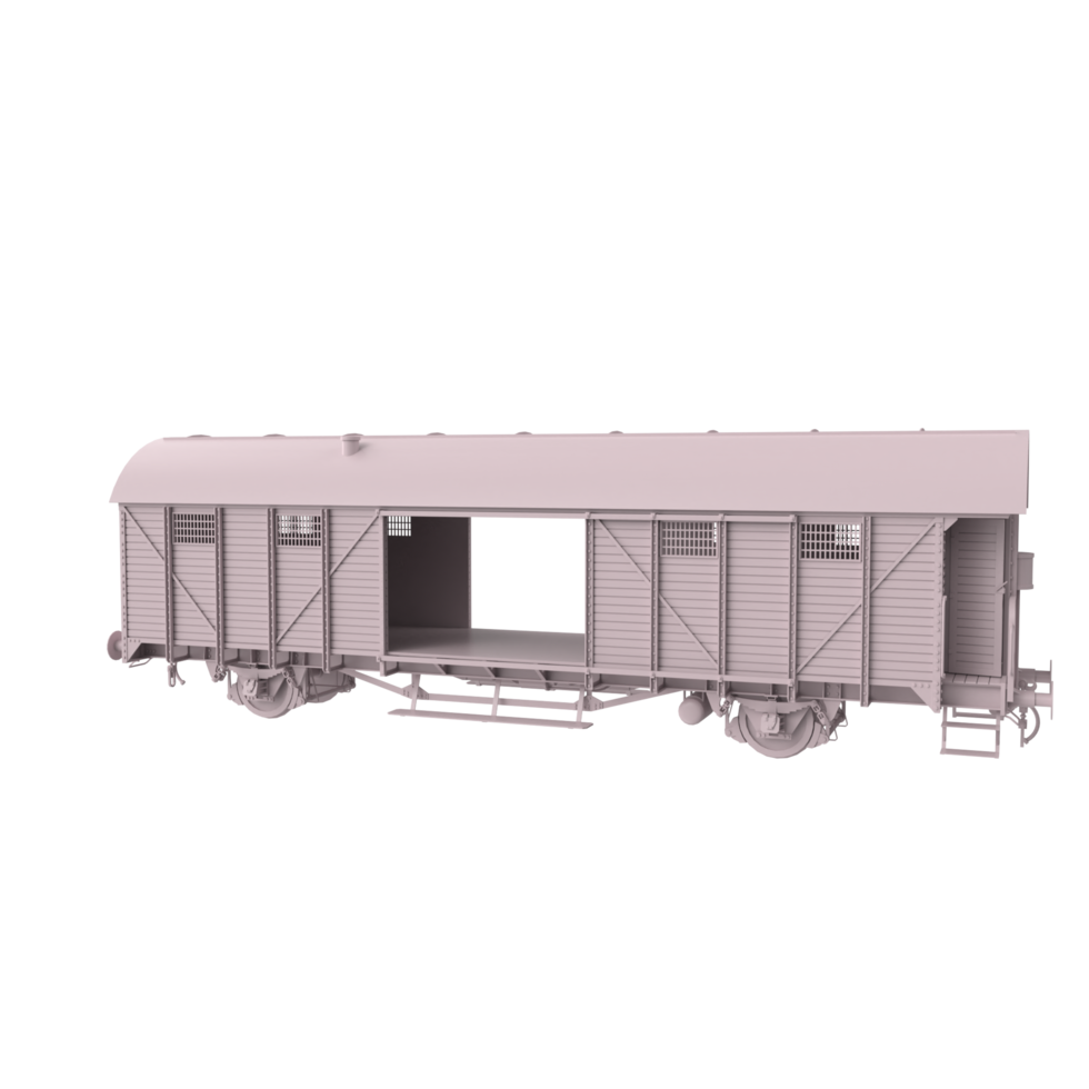 Train vagon isolated on transparent png