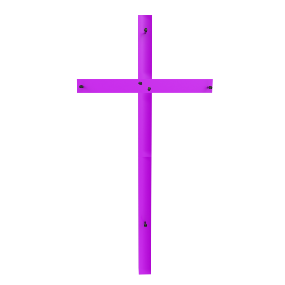 Jesus cross isolated on transparent png