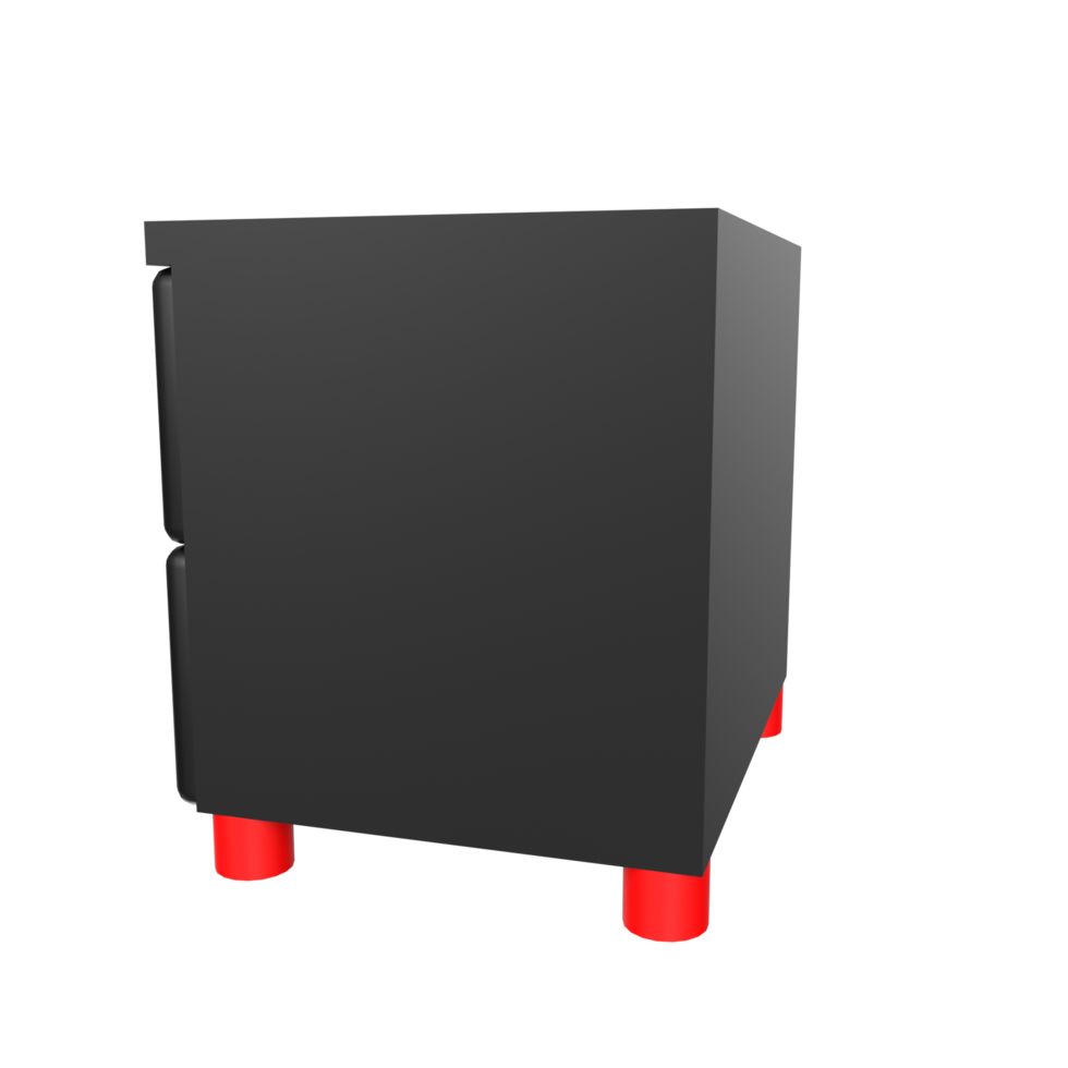 Nightstand isolated on transparent png