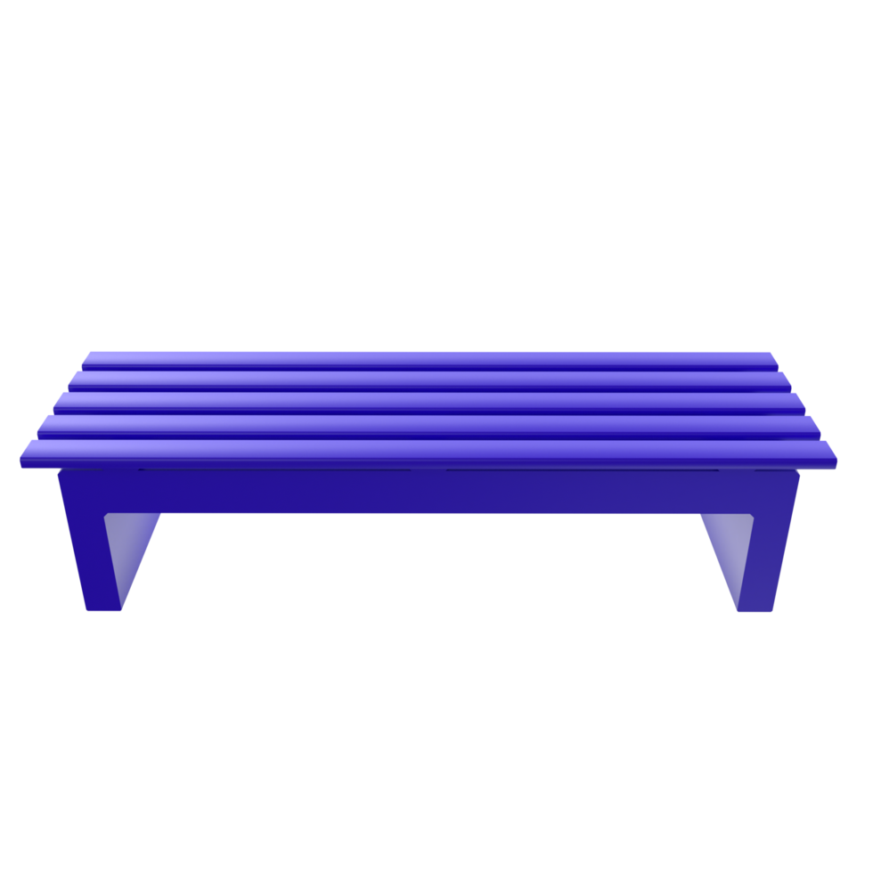 Bench isolated on transparent png