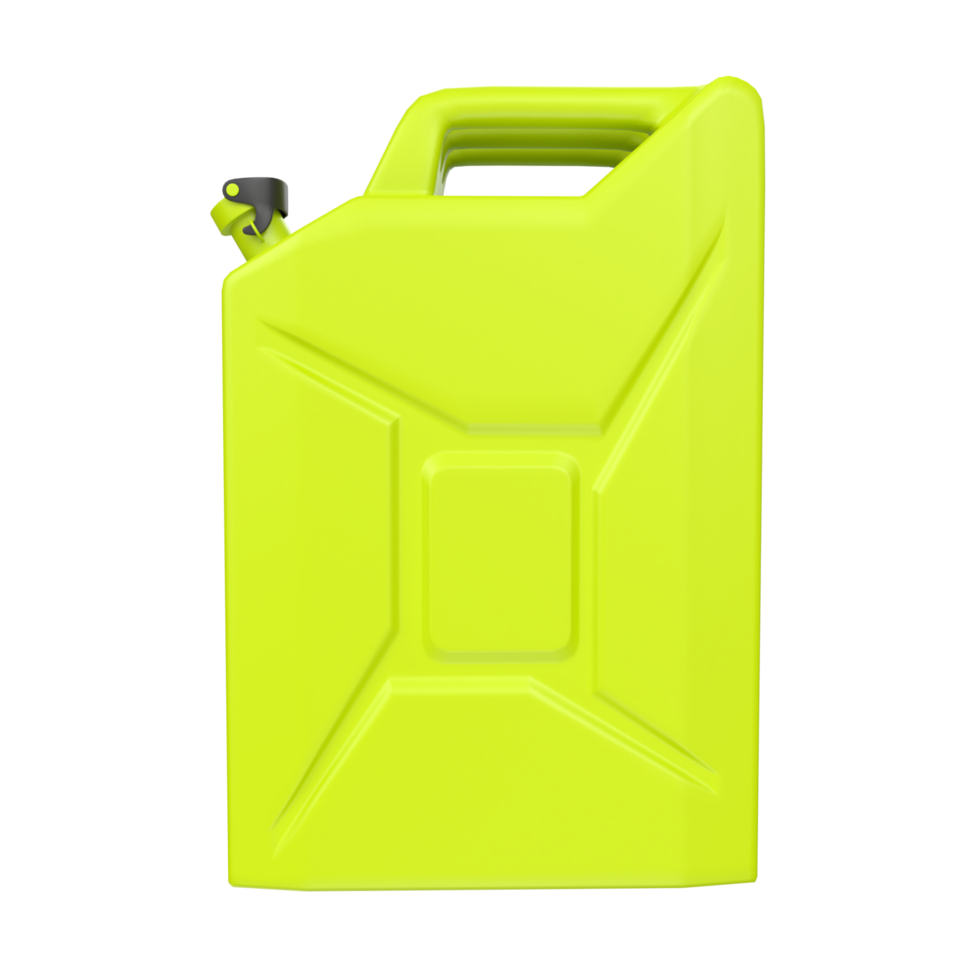 gas can isolated on transparent png
