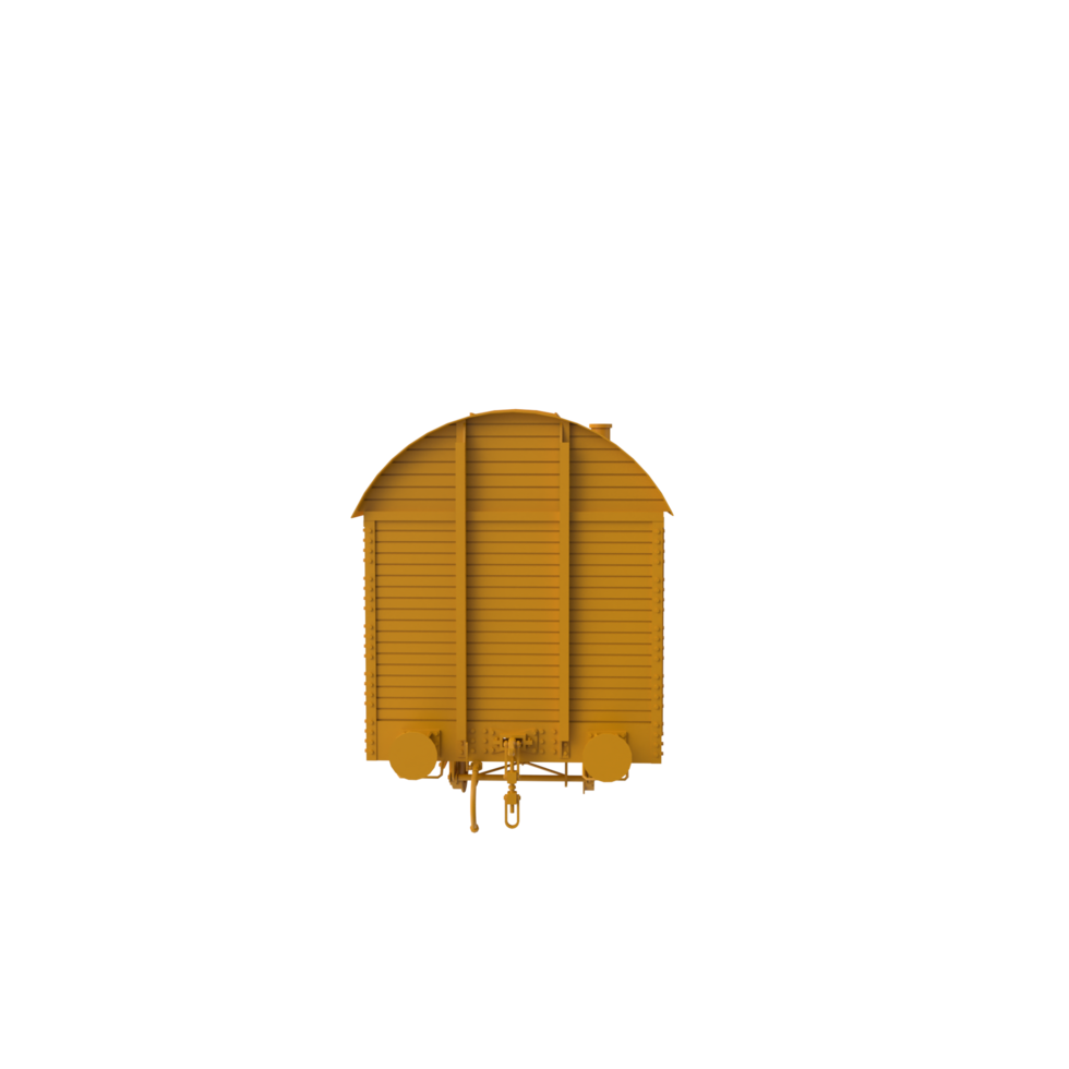 Train vagon isolated on transparent png