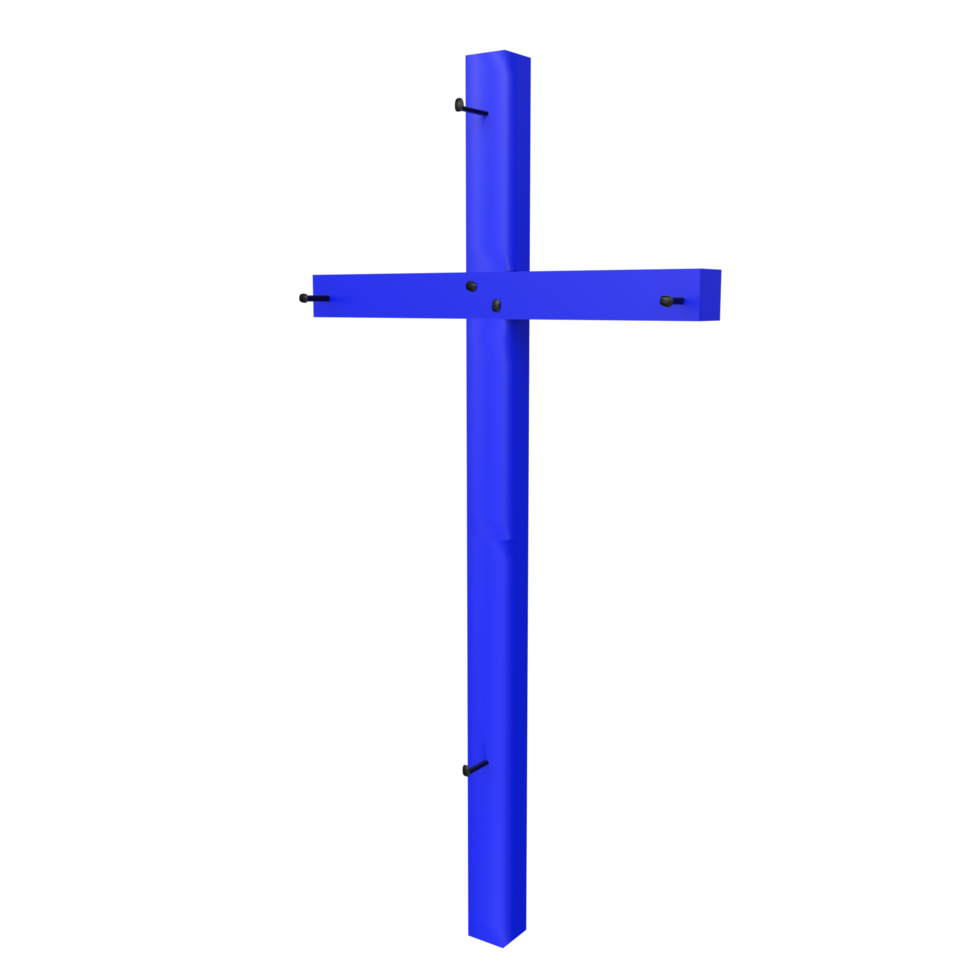 Jesus cross isolated on transparent png