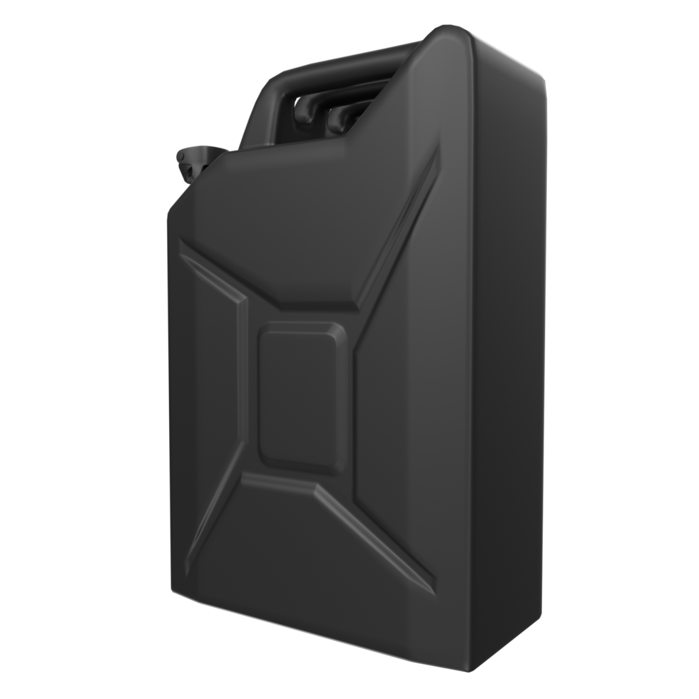 gas can isolated on transparent png