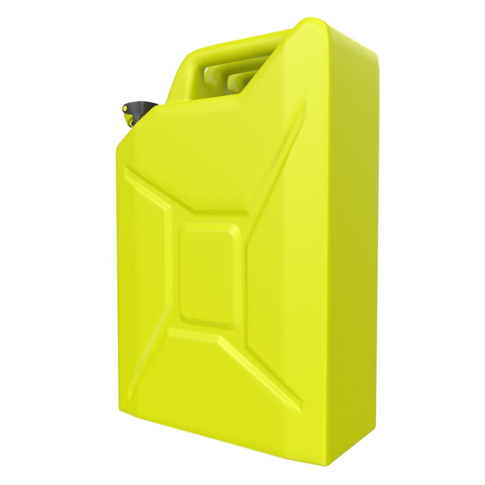 gas can isolated on transparent png