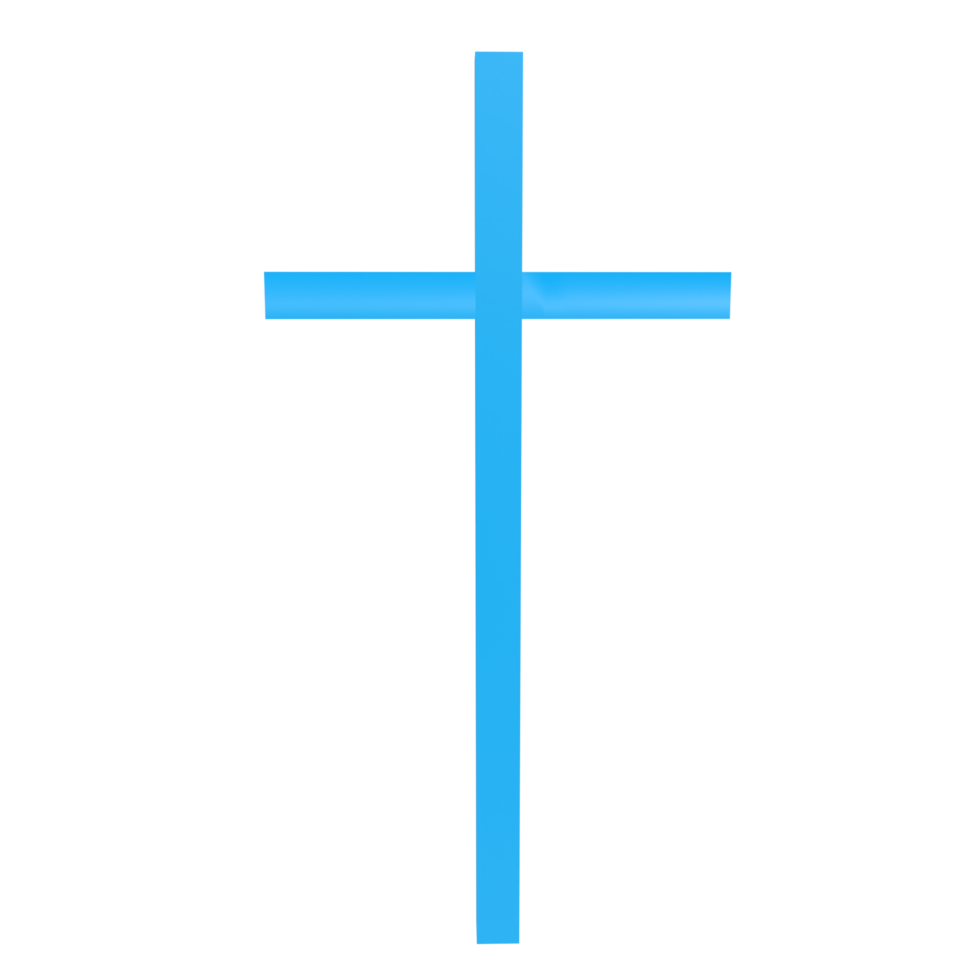 Jesus cross isolated on transparent png
