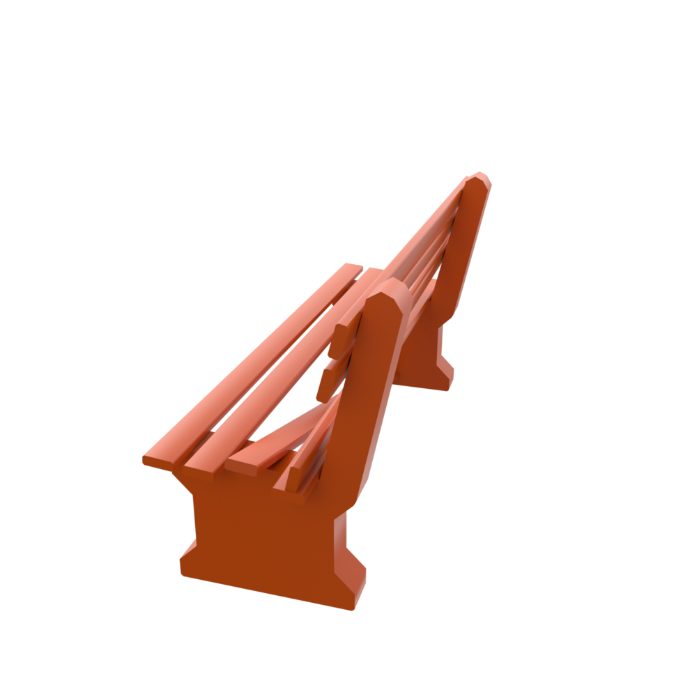 Bench isolated on transparent png