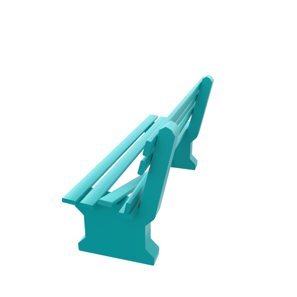 Bench isolated on transparent png