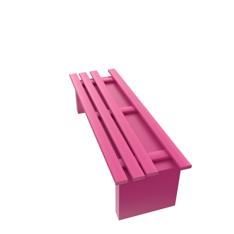 Bench isolated on transparent png