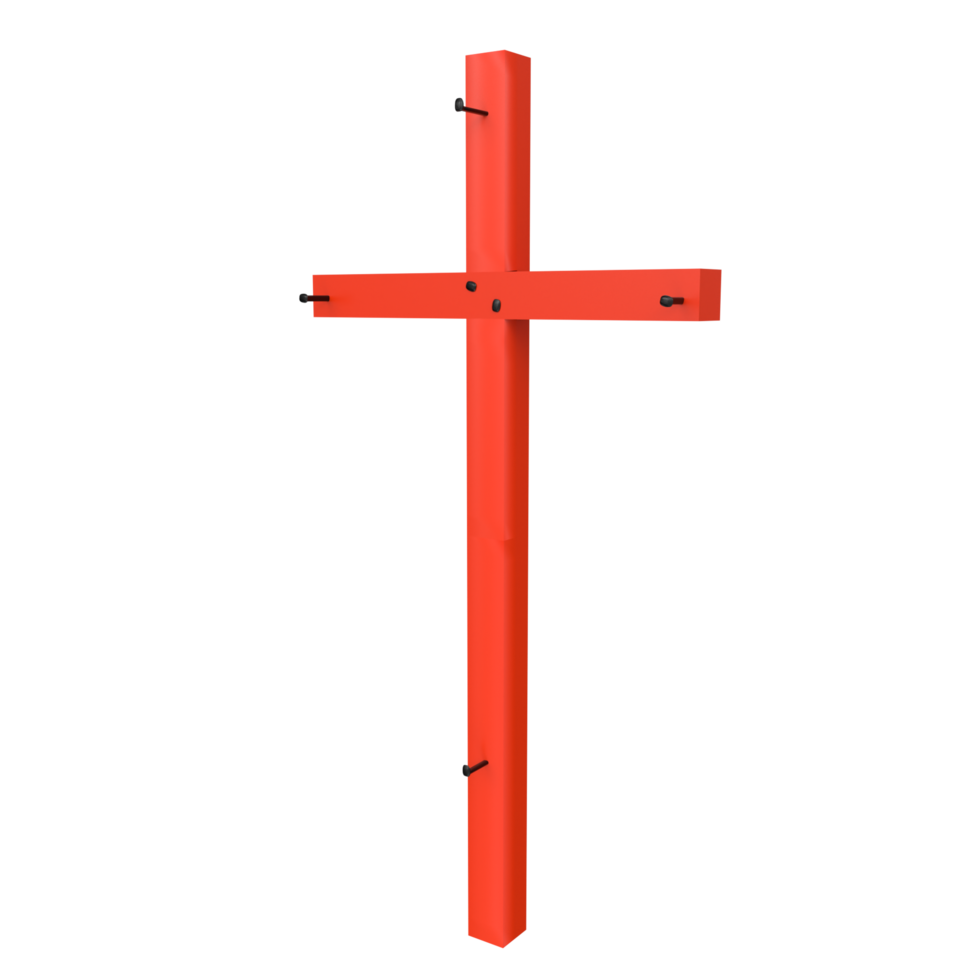 Jesus cross isolated on transparent png