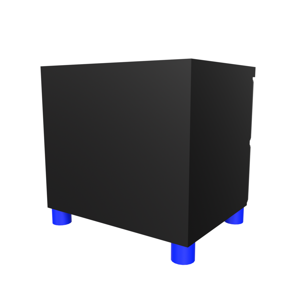 Nightstand isolated on transparent png