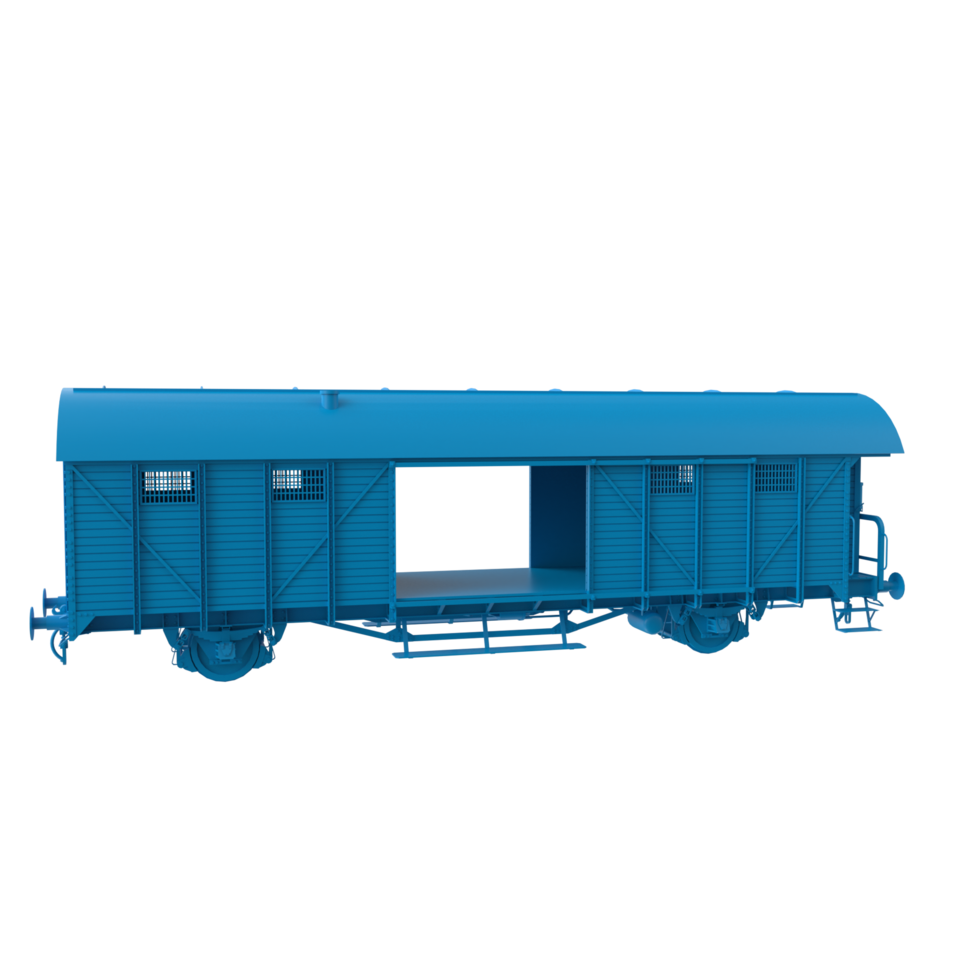 Train vagon isolated on transparent png