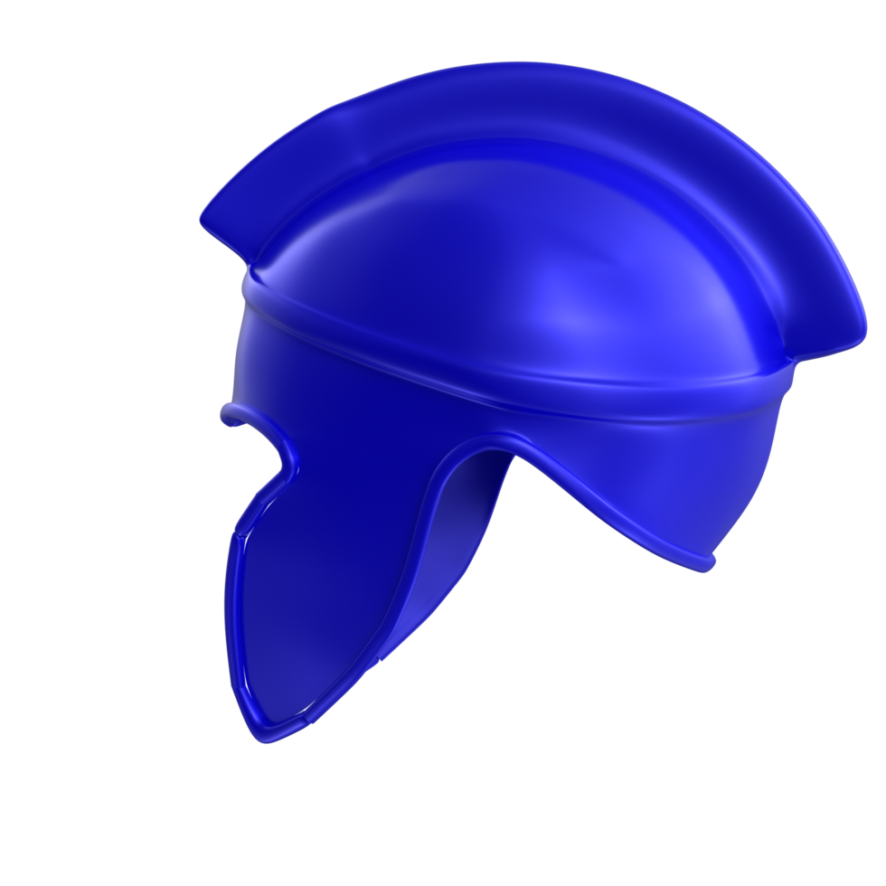 Spartan helmet isolated on transparent png