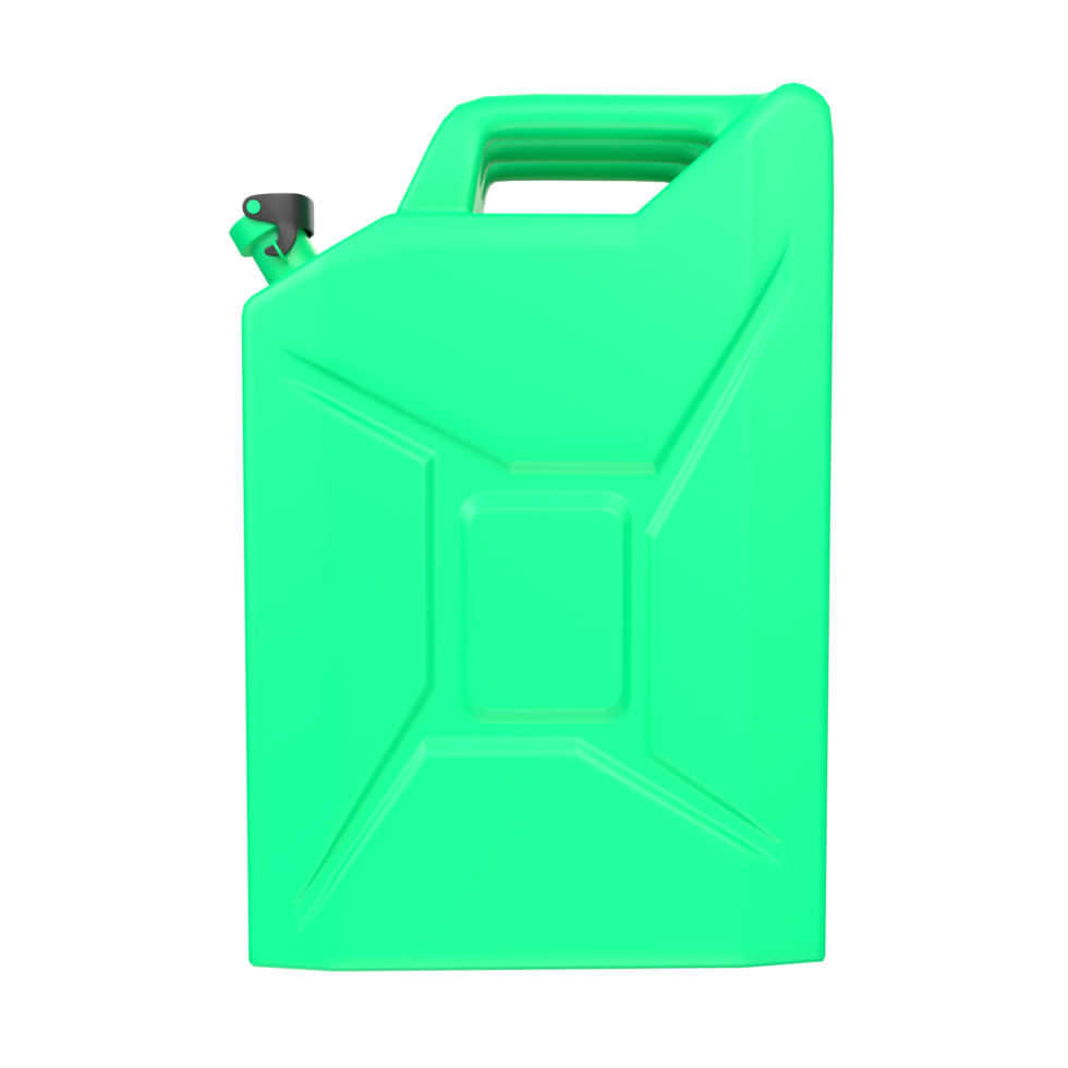 gas can isolated on transparent png
