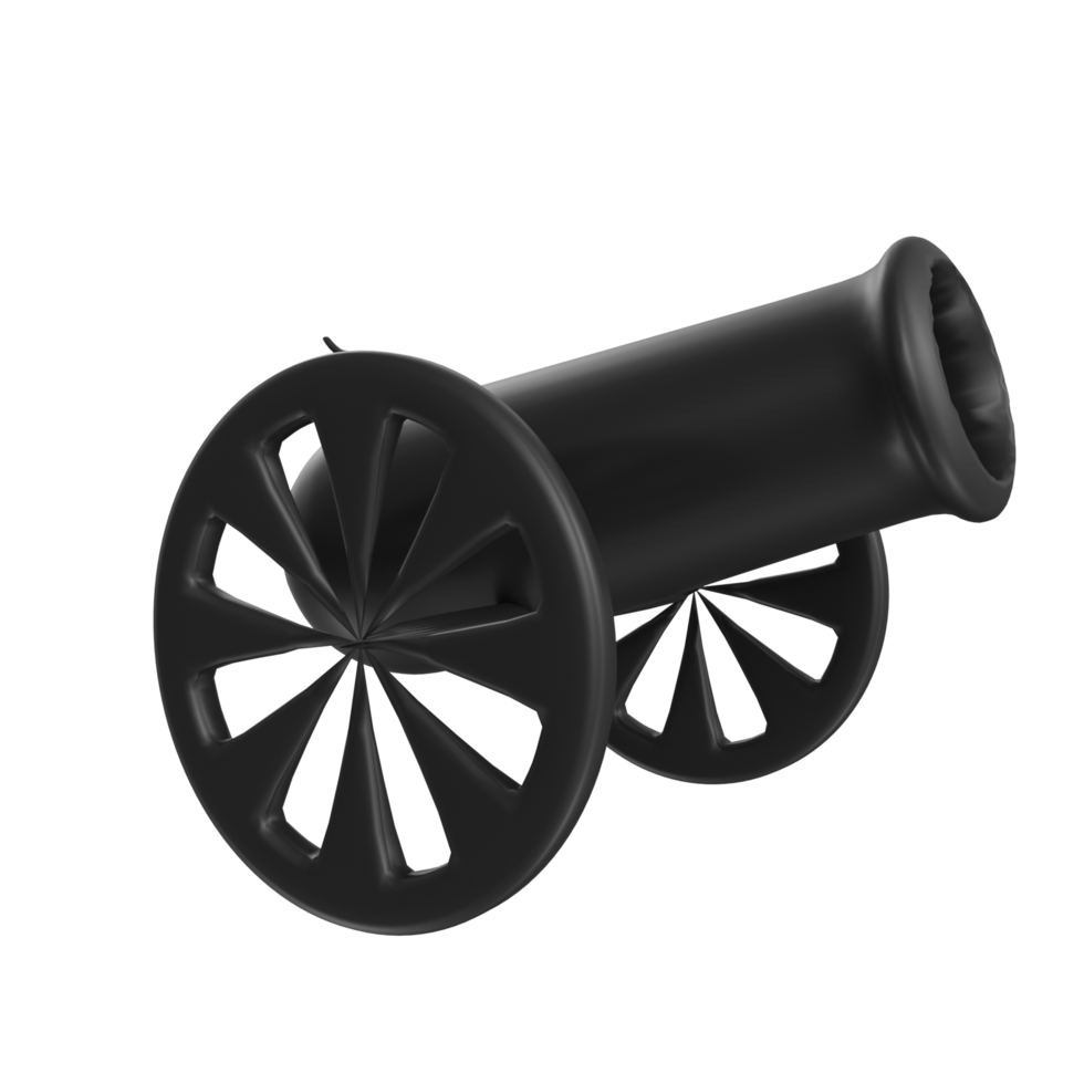 Cannon isolated on transparent png