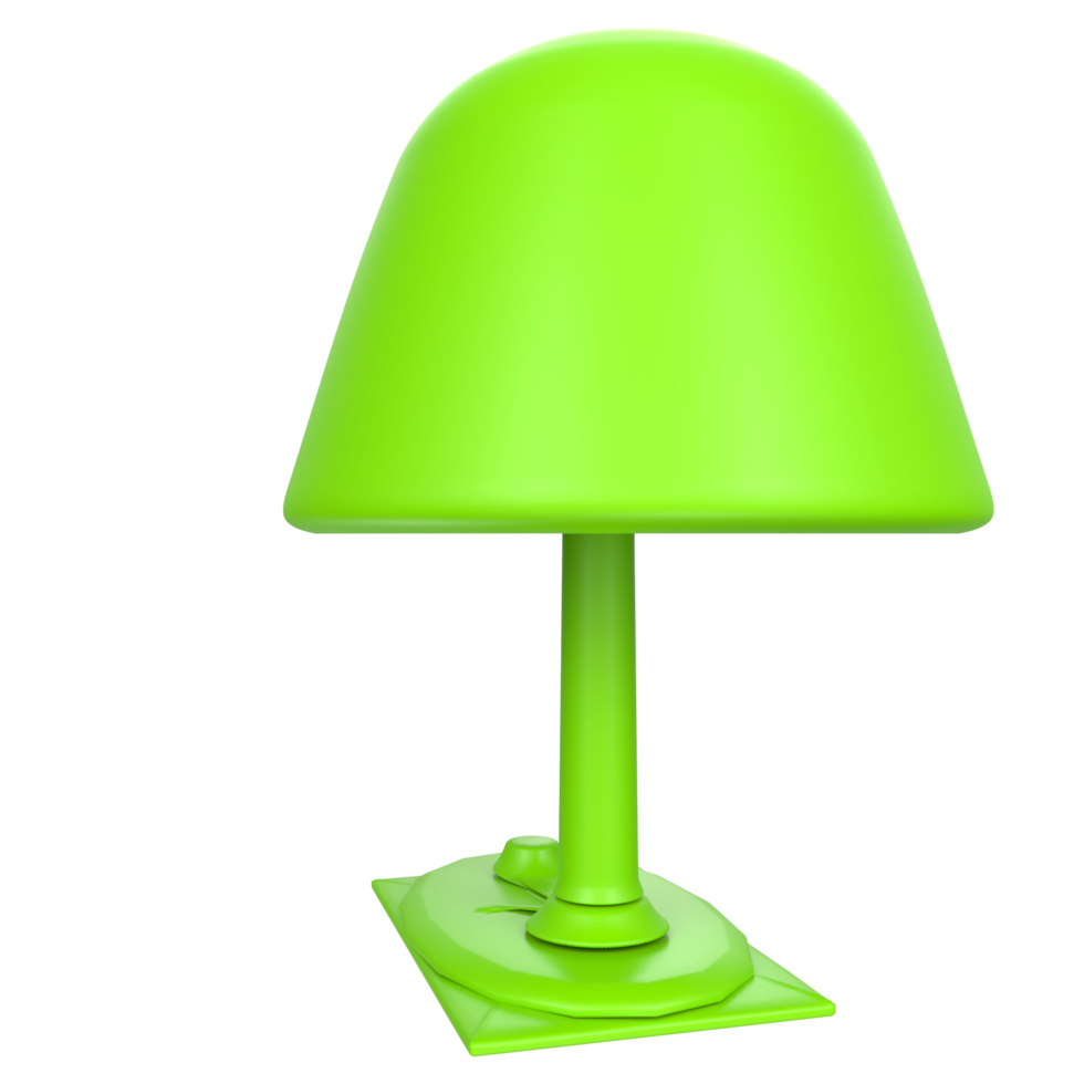 Desk lamp isolated on transparent png