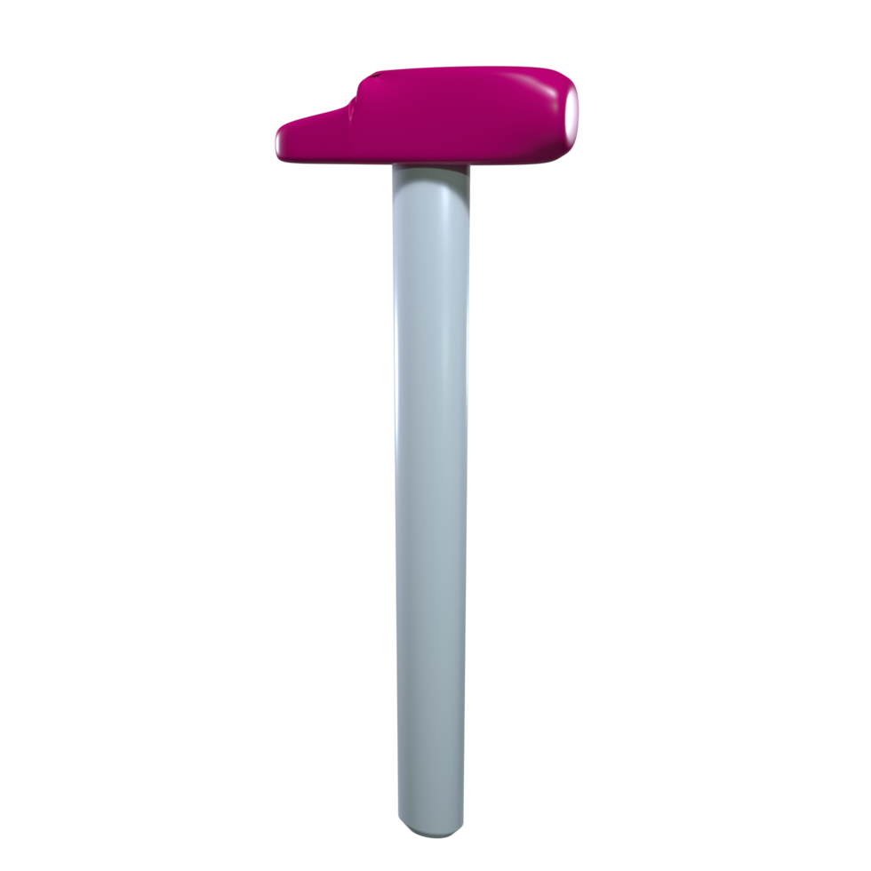Hammer isolated on transparent png