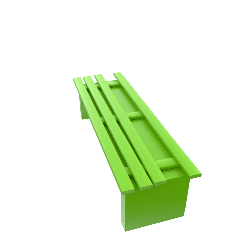 Bench isolated on transparent png