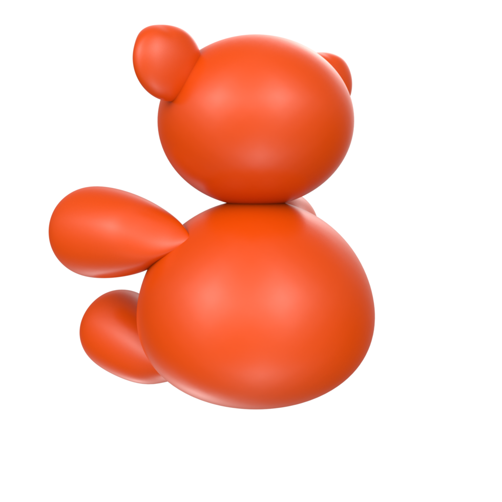 Teddy bear isolated on transparent png