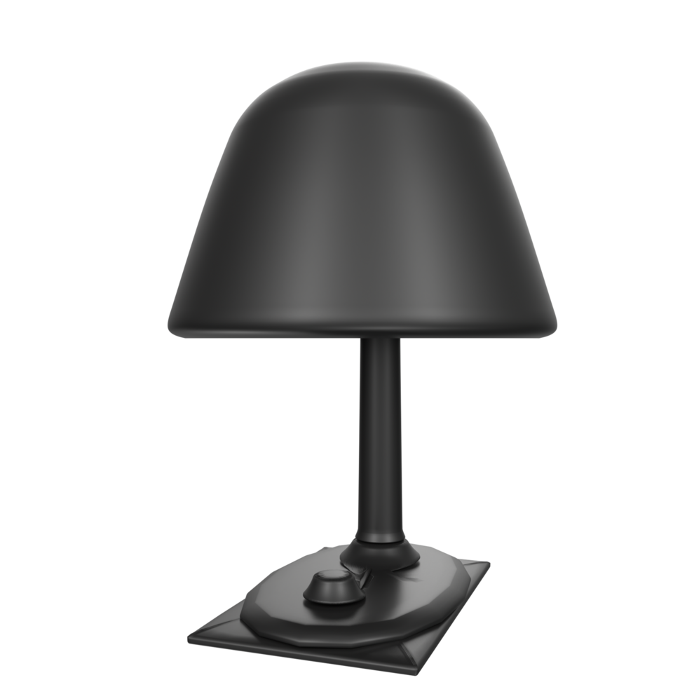 Desk lamp isolated on transparent png