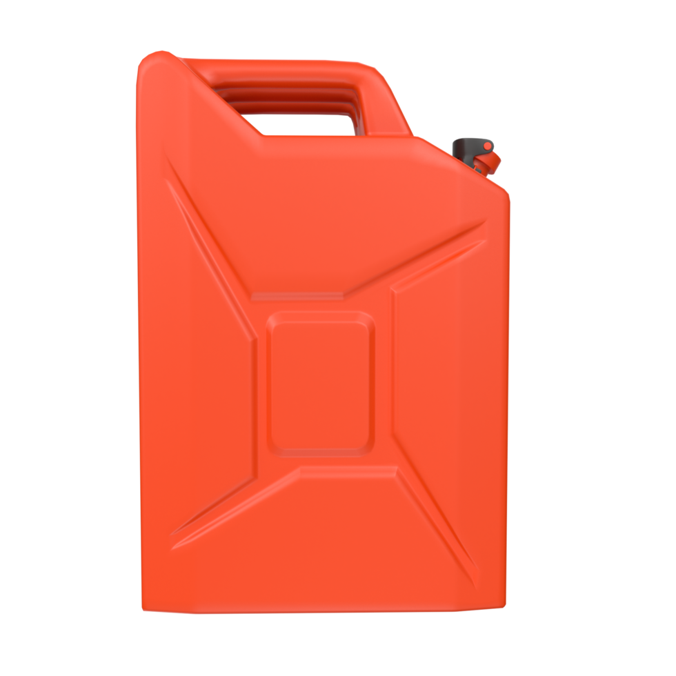 gas can isolated on transparent png
