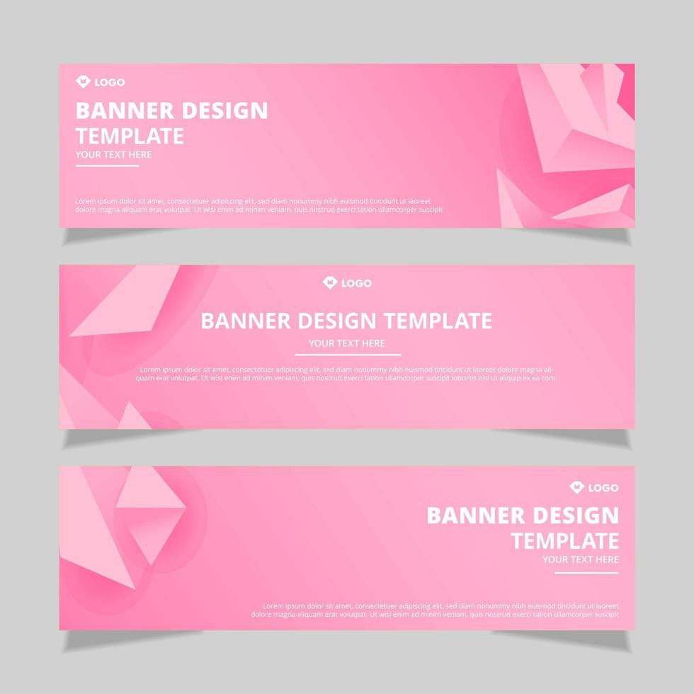 modern abstract vecor banner design. vector