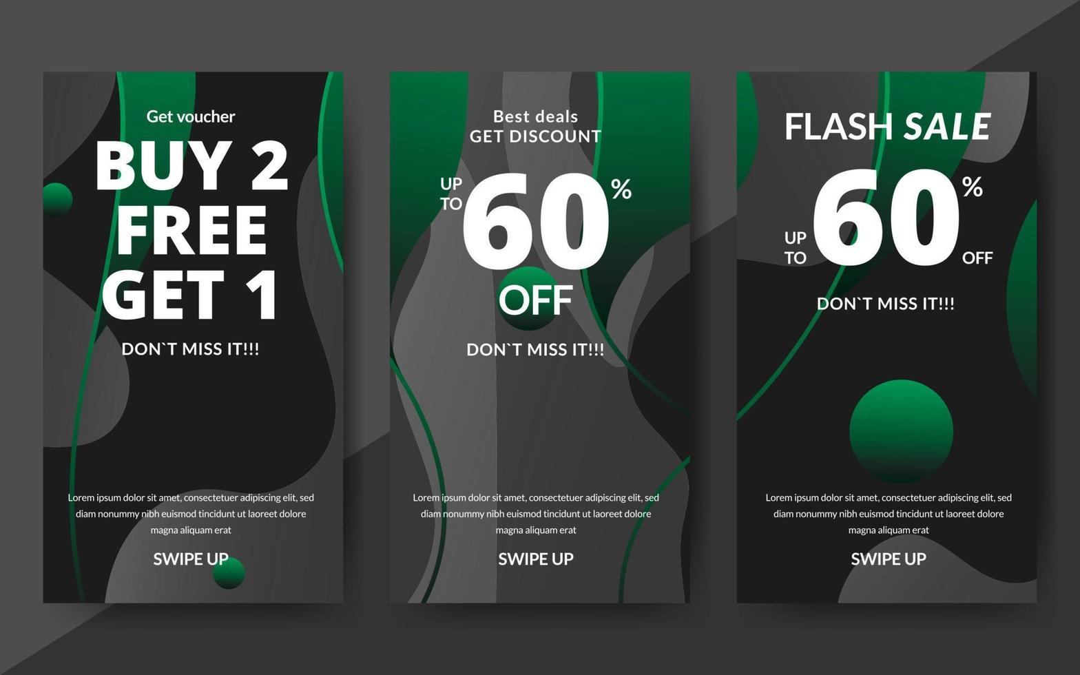 Flash sale discount banner template promotion, end of season special offer banner, template design for media promotions and social media promo, vector illustration.